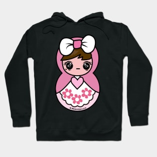 russian matryoshka , cute kawaii doll art Hoodie